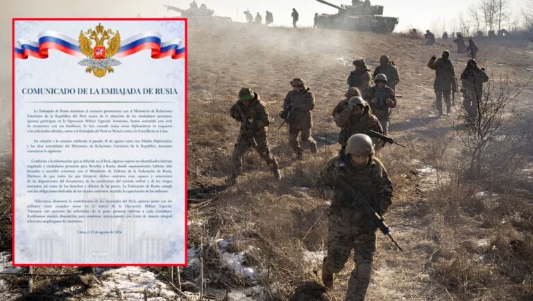 Embajada de Rusia: Peruanos que firmaron contratos para guerra en Ucrania sabían riesgos