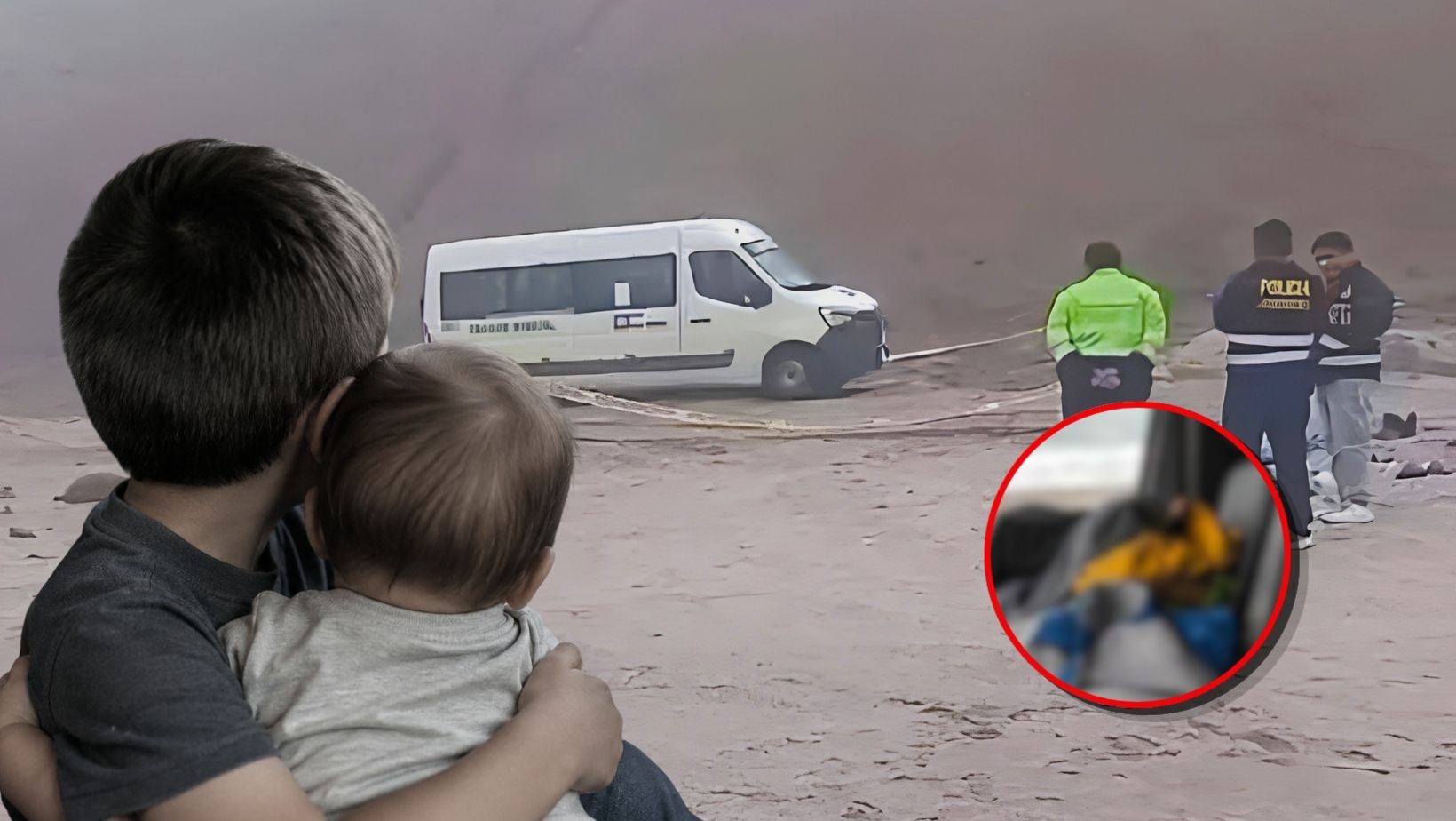 En Día del Niño: Hallan cuerpos de dos menores en miniván y sospechan que padre los habría envenenado