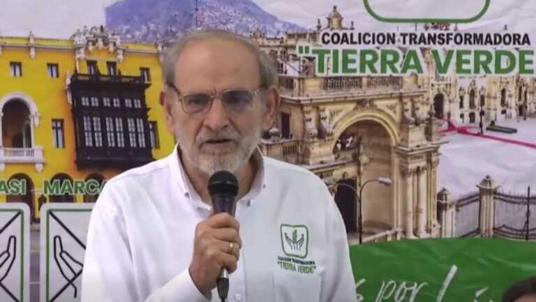 Yehude Simon lanza su candidatura a la alcaldía de Lima con el partido Tierra Verde