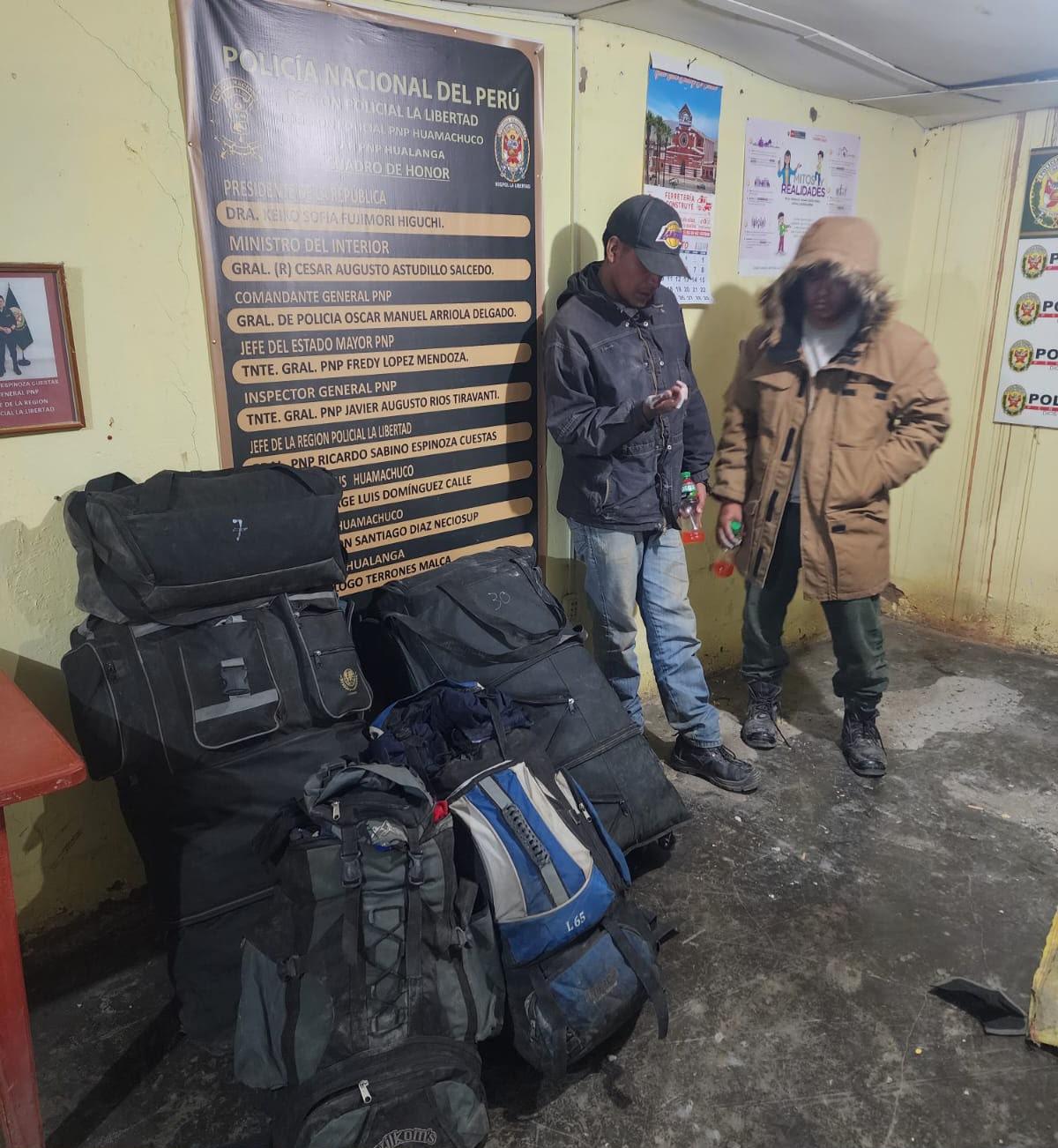 Interceptan más de 40 kilos de marihuana y detienen a dos hombres en la sierra liberteña