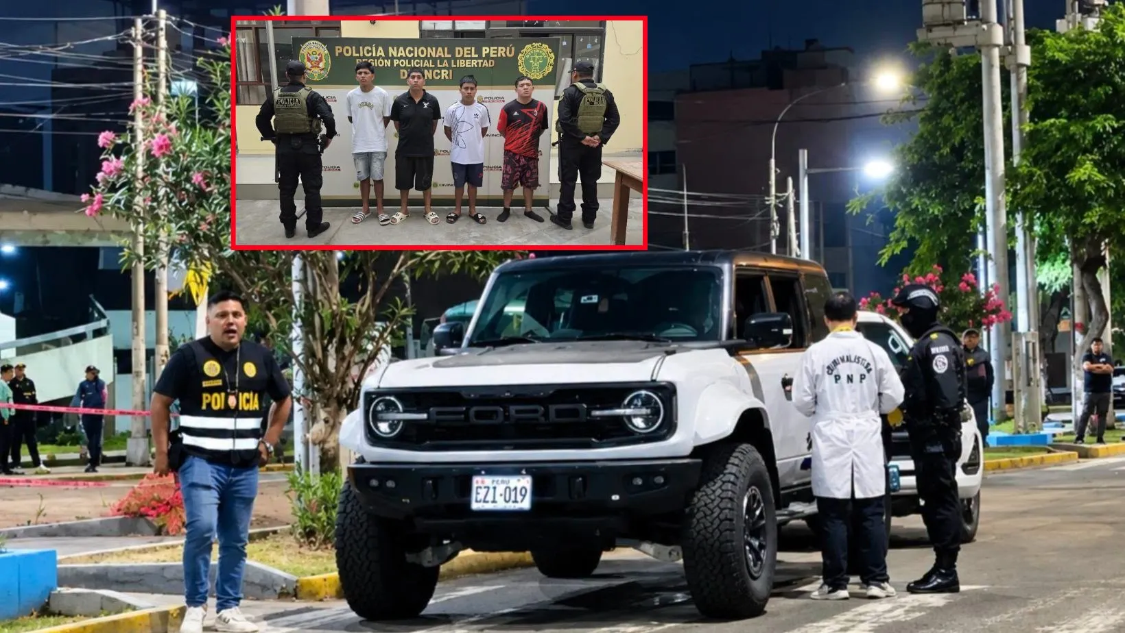 Reconstruyen cuádruple asesinato durante secuestro de empresario minero en Trujillo