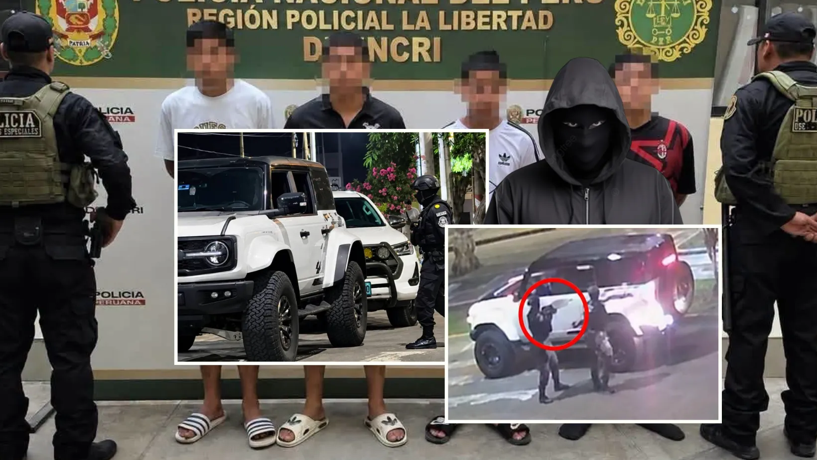 Reconstrucción de la masacre de Trujillo despierta dudas: detenidos son más bajo que los sicarios