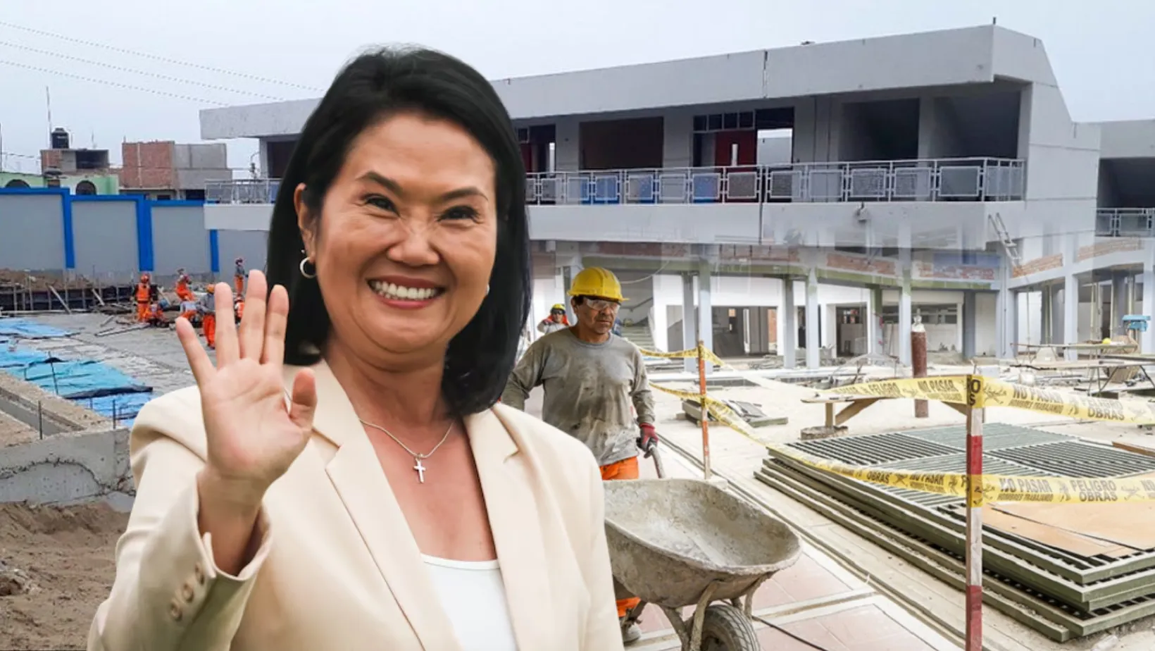 Keiko asegura que sí hará los 2 mil colegios que prometió durante su campaña