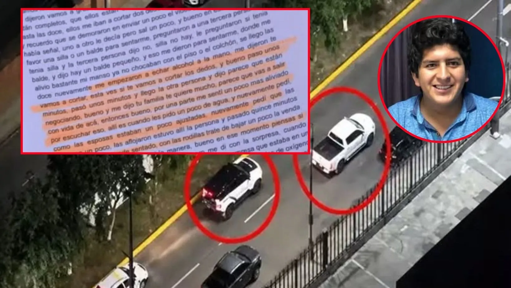 Secuestradores a Jenss Lara: “Tu familia te quiere mucho, parece que vas a salir vivo de acá”