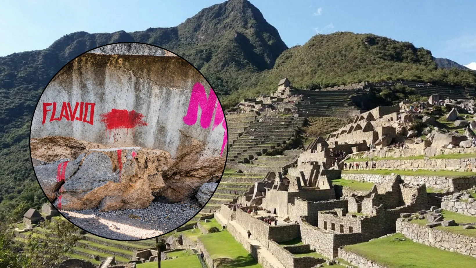 Atentado al patrimonio: Vándalos dañan la roca sagrada de Saqsaywaman con grafitis