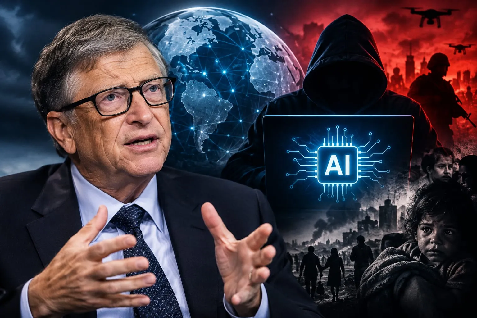 Bill Gates anuncia que la IA causará millones de muertes