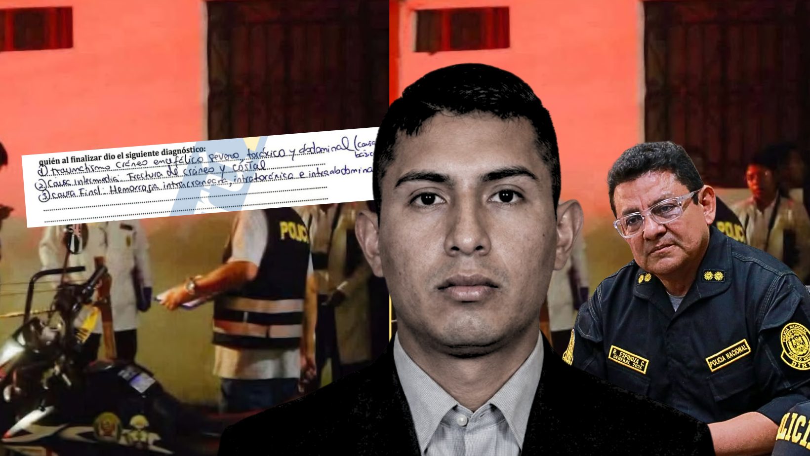 Necropsia indica que policía murió por una caída y no por impactos de bala