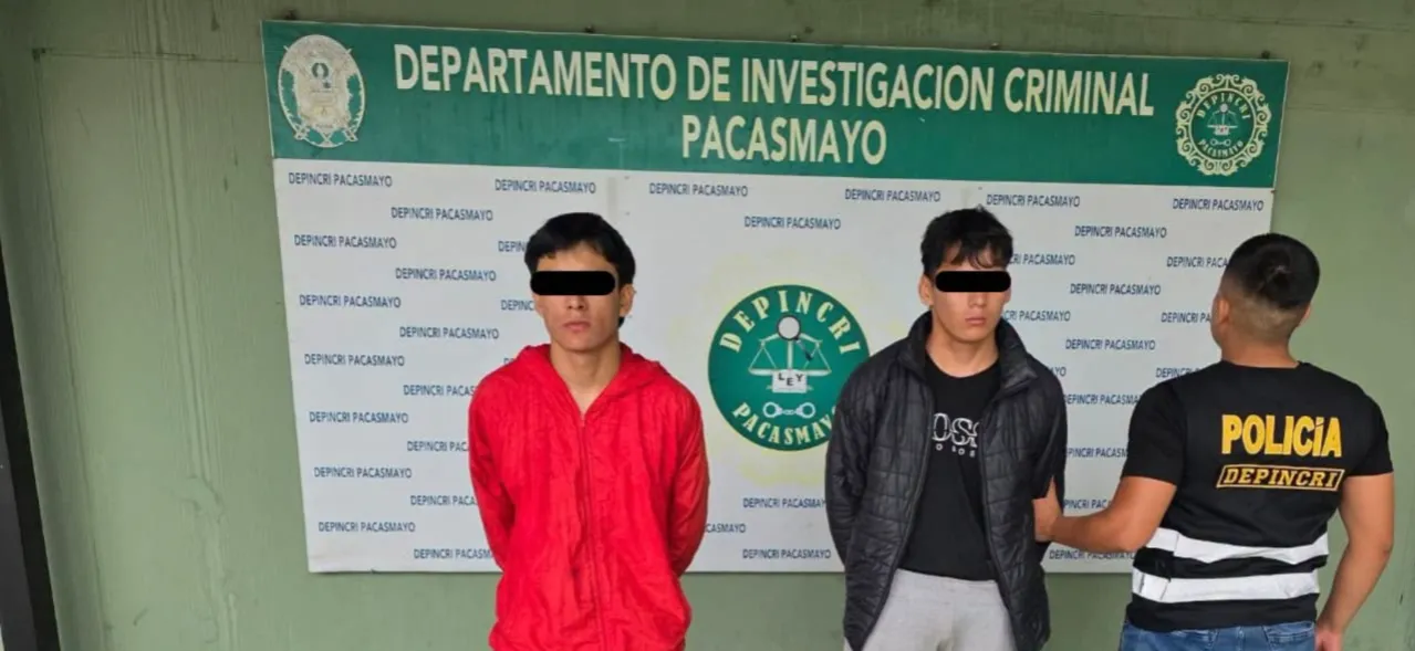Pacasmayo: detienen a dos jóvenes con dinamitas y drogas