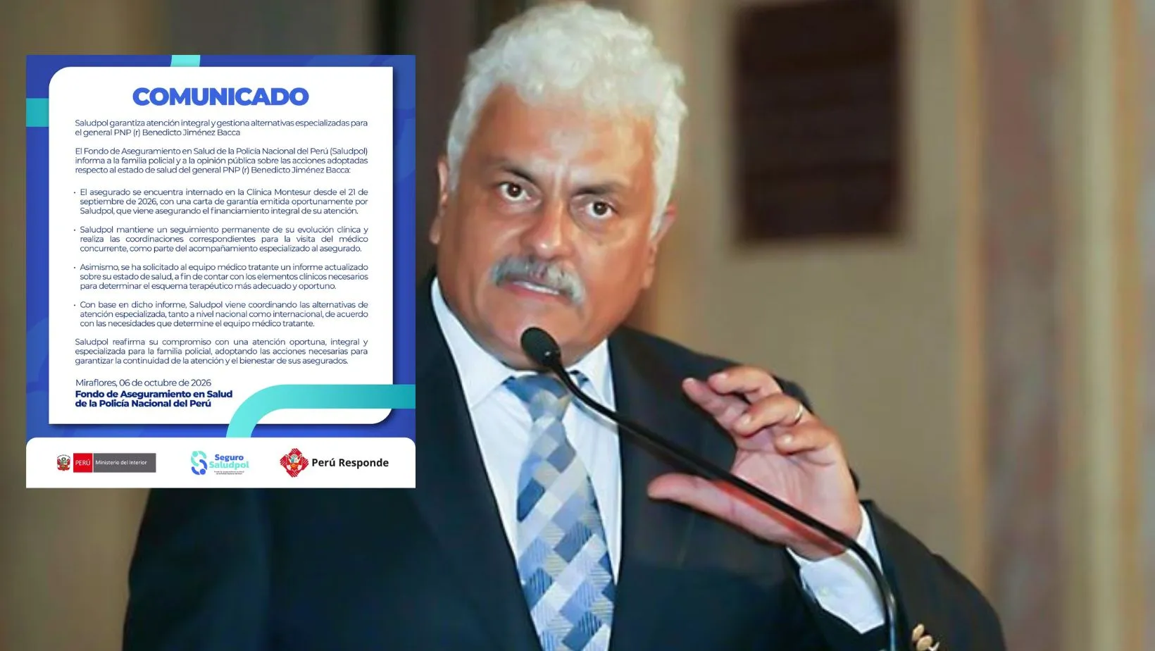 Prevén tratamiento de salud en el extranjero para artífice de captura de Abimael Guzmán