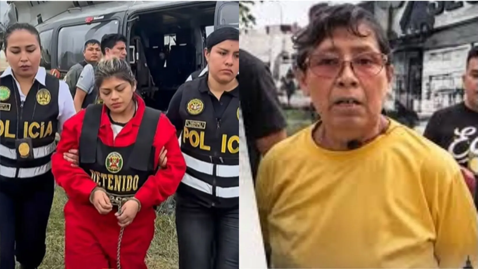¡A la reja! 36 meses de prisión preventiva para expareja y suegra de “Jhonsson Pulpo”