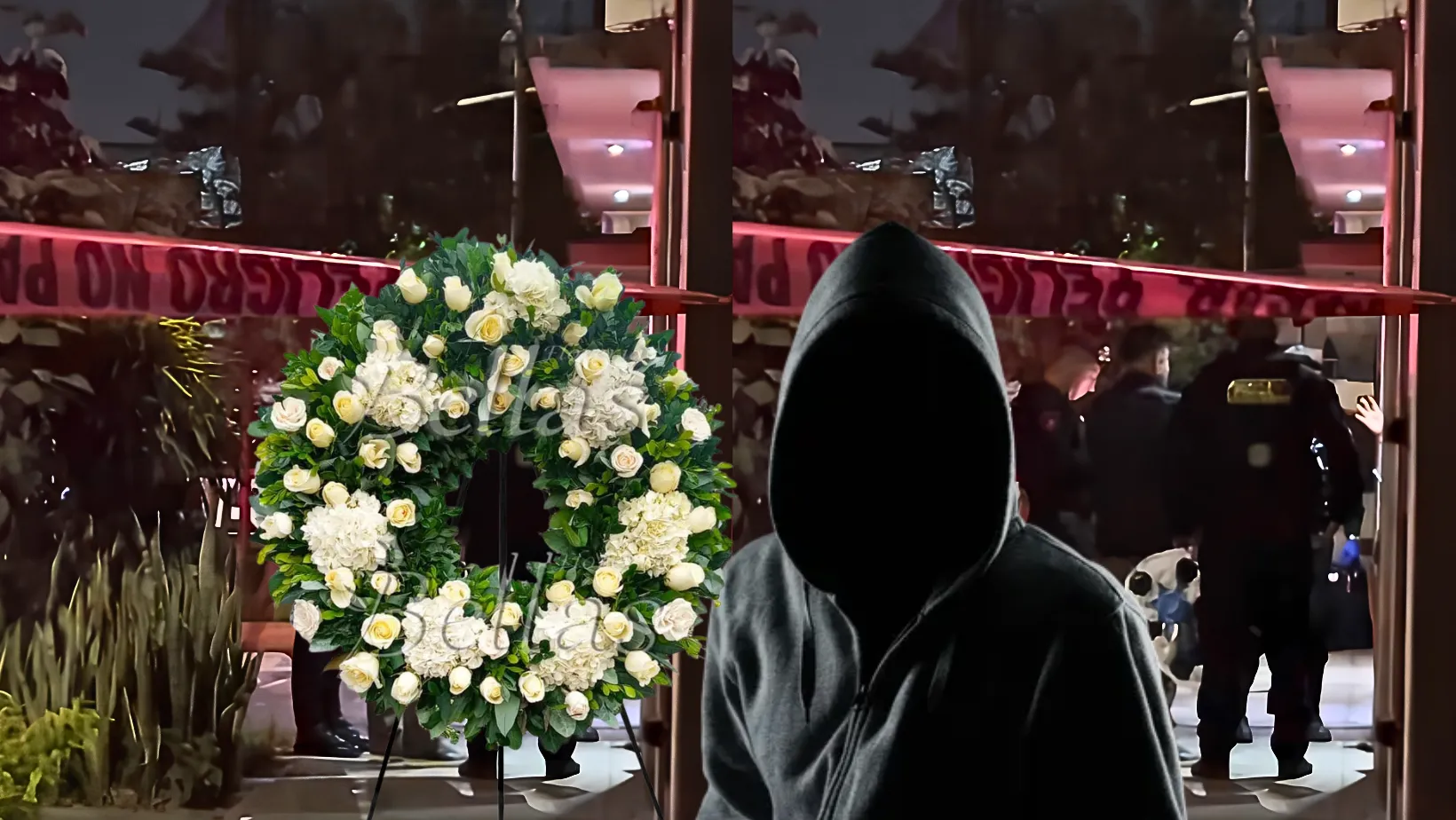 Delincuentes dejan corona fúnebre junto a explosivo en vivienda en la urb. Santa María