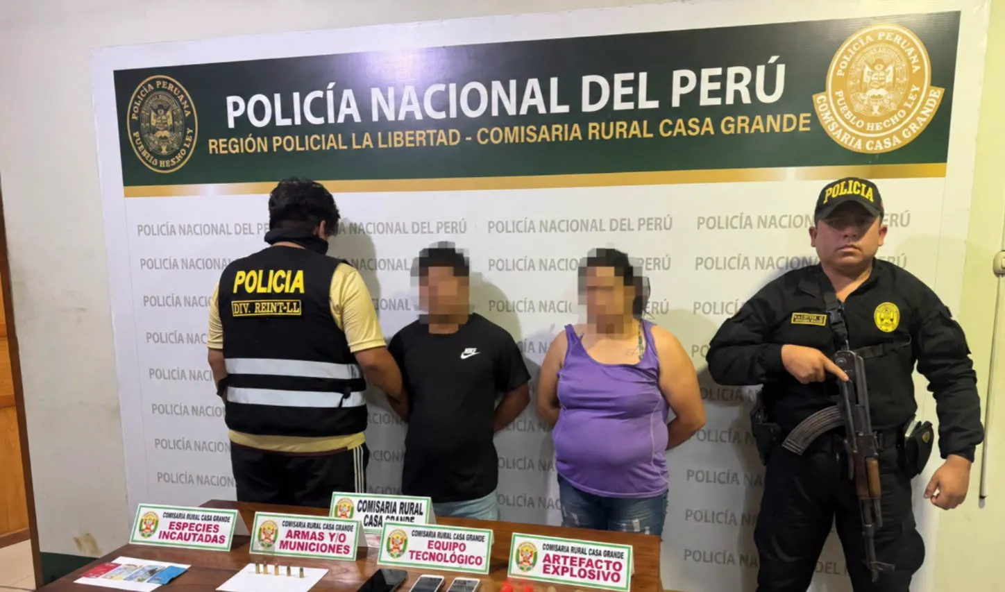 Detienen a presuntos integrantes de "Los Chalacos Malditos" acusado de tener explosivos y municiones