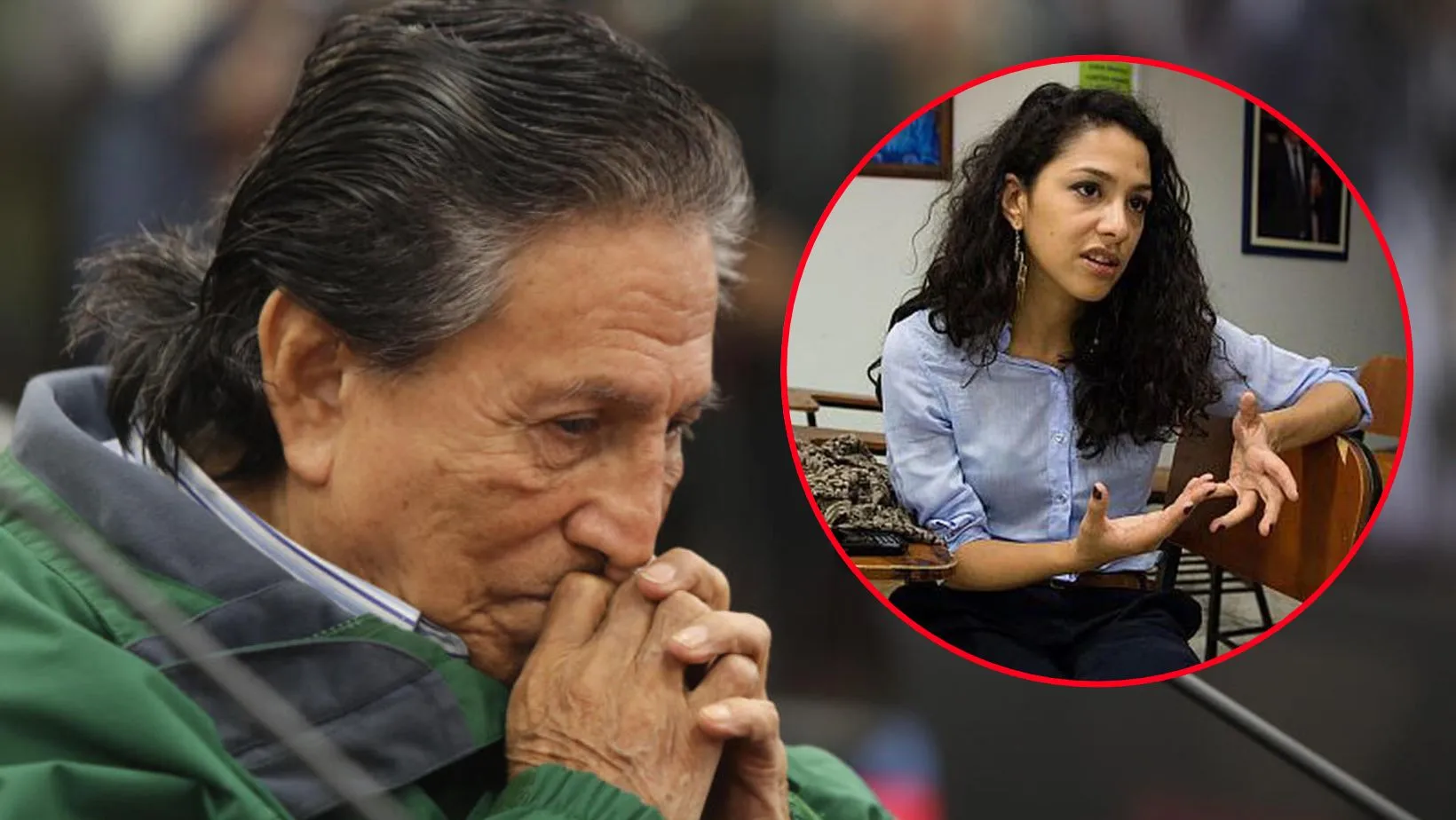 Zaraí, hija que expresidente Toledo negó, fue a visitarlo a la cárcel