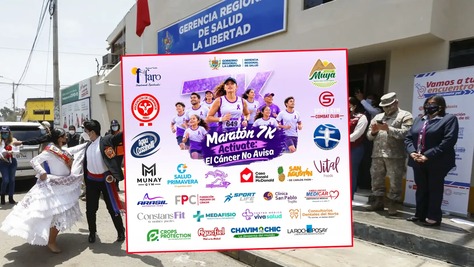 GERESA La Libertad impulsa maratón 7K "El cáncer no avisa, actívate" este sábado 24 en Víctor Larco