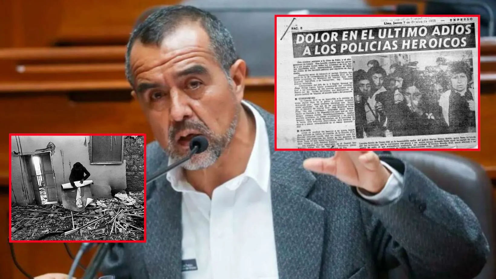 Sobreviviente de atentado terrorista en 1982 denuncia a Iber Maraví de dirigir ataque
