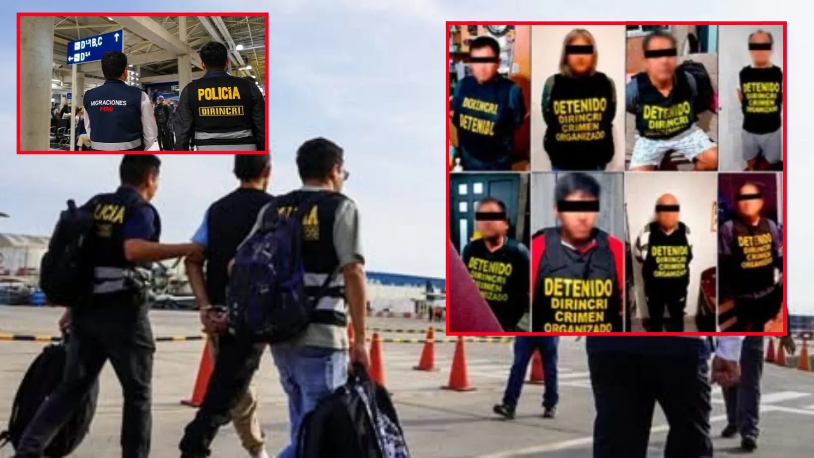 Escándalo en Migraciones: Caen 12 policías y funcionarios por red de tráfico de personas