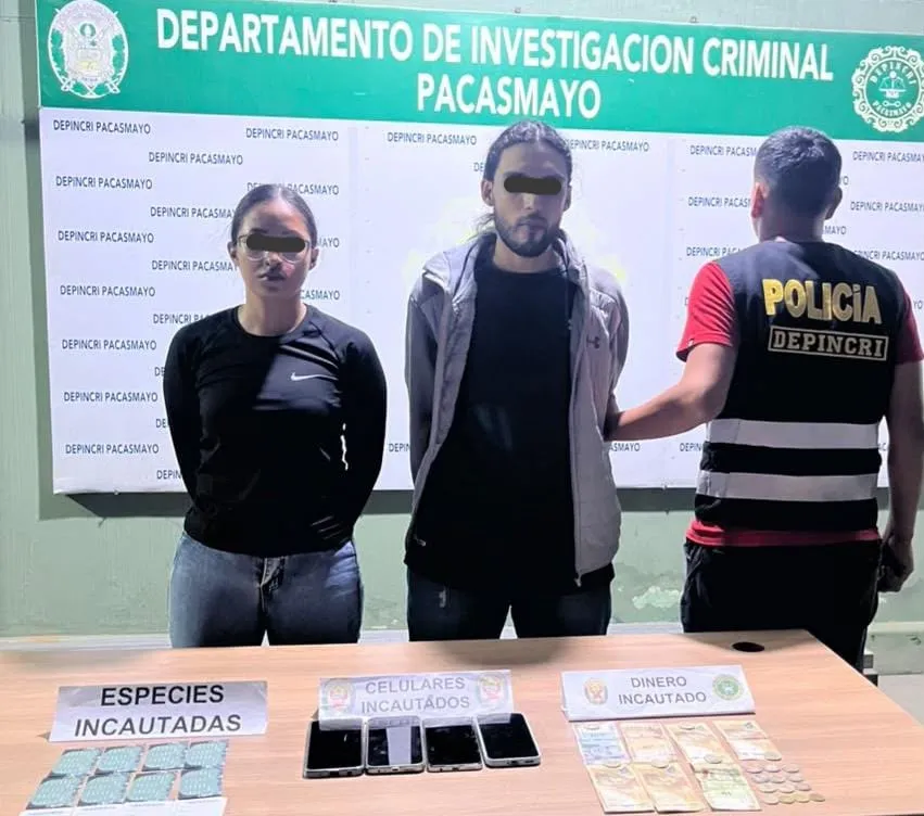 Pacasmayo: detienen a pareja vinculada en extorsión mediante el "gota a gota"